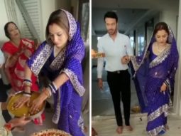 Newlyweds Ankita Lokhande and Vicky Jain perform Griha Pravesh ritual, watch video