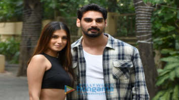 Photos: Ahan Shetty, Tara Sutaria, Milan Luthria and others snapped at Prime Beach Apartments, Juhu to celebrate Tadap success