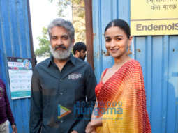 Photos: Alia Bhatt, Jr NTR, Ram Charan and S.S. Rajamouli spotted promoting RRR on the sets of Bigg Boss