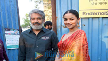 Photos: Alia Bhatt, Jr NTR, Ram Charan and S.S. Rajamouli spotted promoting RRR on the sets of Bigg Boss