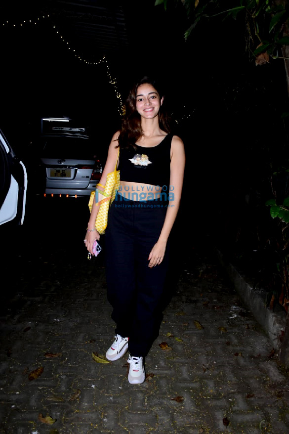 Photos: Ananya Panday spotted at a dubbing studio in Bandra