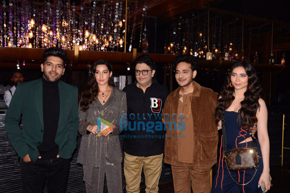 photos bhushan kumar nora fatehi guru randhawa and others promote the song dance meri rani 9 2