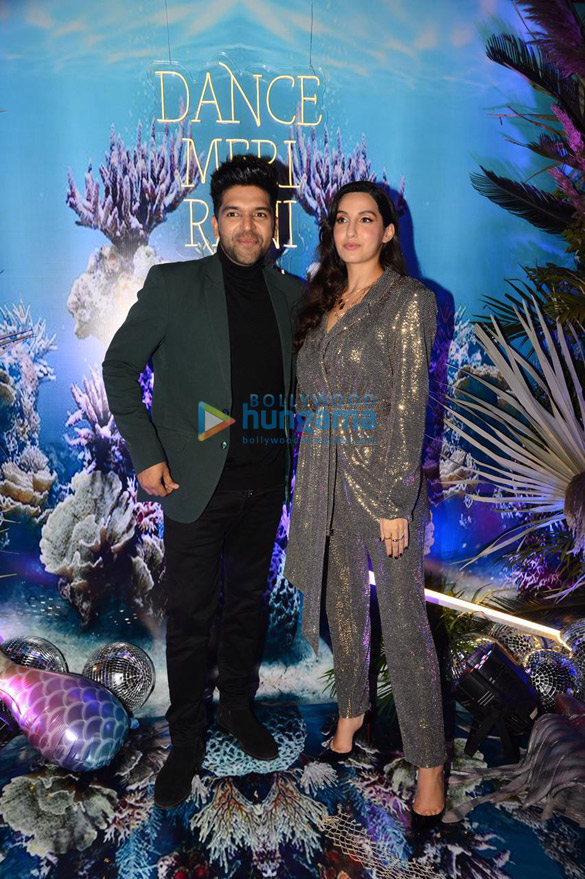 photos bhushan kumar nora fatehi guru randhawa and others promote the song dance meri rani 999 2