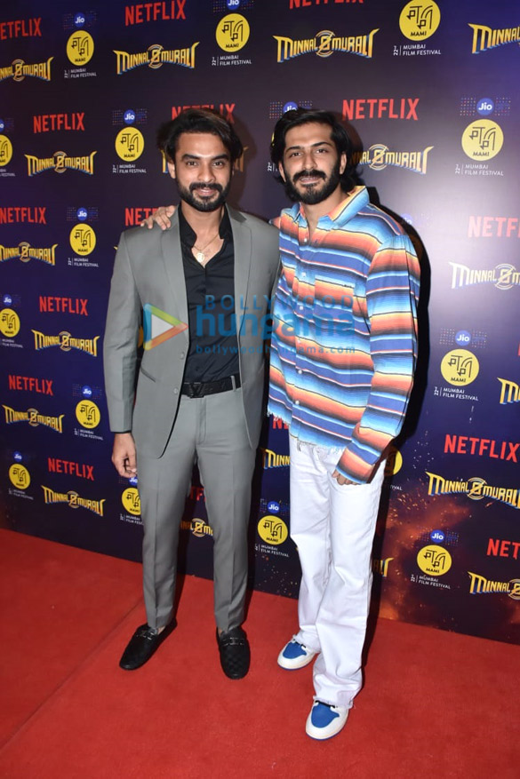 photos celebs attend the premiere of the movie minnal murall 1