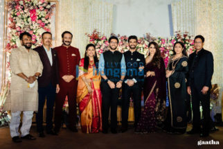 Photos: Celebs grace Milind Gunaji’s son Abhishek Gunaji and Radha Patil’s wedding in Mumbai