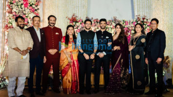Photos: Celebs grace Milind Gunaji’s son Abhishek Gunaji and Radha Patil’s wedding in Mumbai