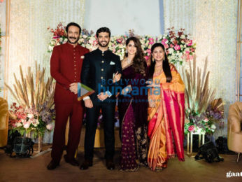 Photos: Celebs grace Milind Gunaji's son Abhishek Gunaji and Radha Patil's wedding in Mumbai