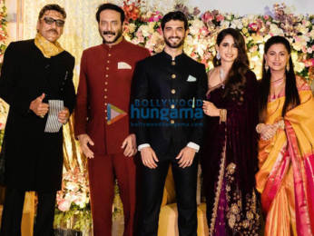 Photos: Celebs grace Milind Gunaji's son Abhishek Gunaji and Radha Patil's wedding in Mumbai