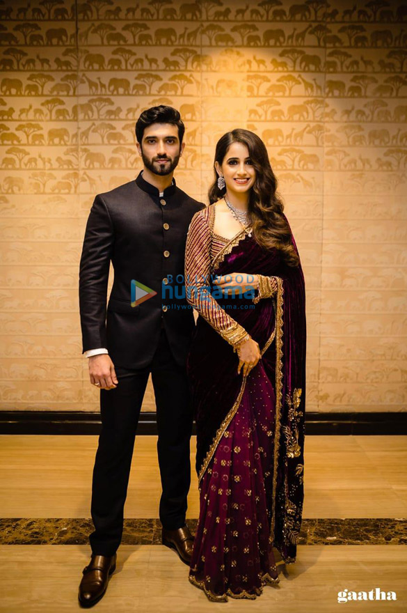 photos celebs grace milind gunajis son abhishek gunaji and radha patils wedding in mumbai 4