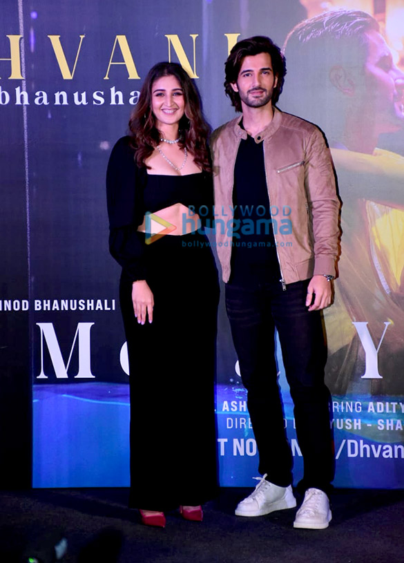 photos dhvani bhanushali aditya seal and ash king snapped at mera yaar song launch 2