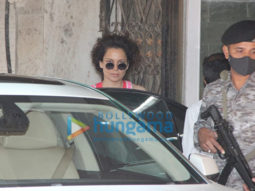 Photos: Kangana Ranaut spotted outside the gym