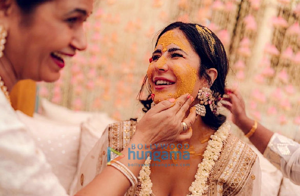 photos katrina kaif and vicky kaushal snapped at their haldi ceremony 2