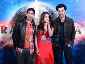 Photos: Ranbir Kapoor, Alia Bhatt, Ayan Mukerji snapped at Brahmastra motion poster launch in Delhi