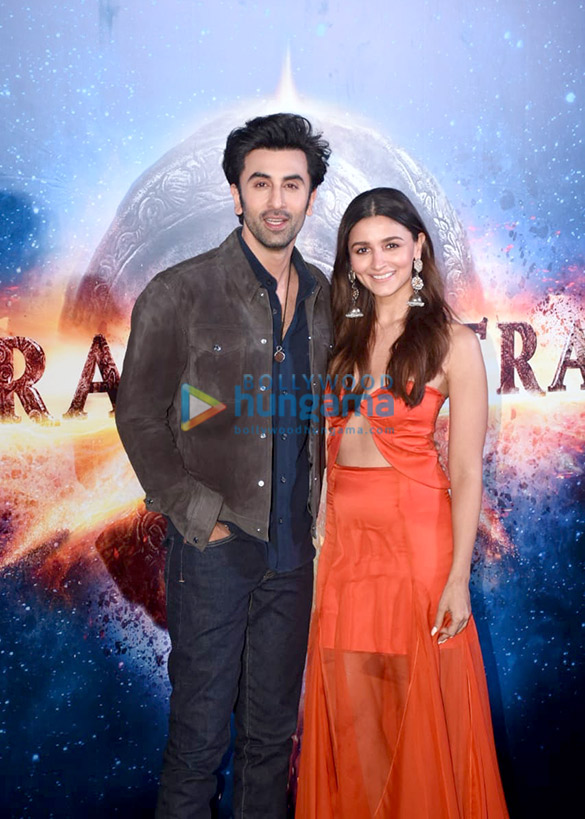 photos ranbir kapoor alia bhatt ayan mukerji snapped at brahmastra motion poster launch in delhi 3