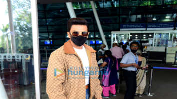 Ranveer Singh looks absolute dapper in a Gucci GG canvas jacket