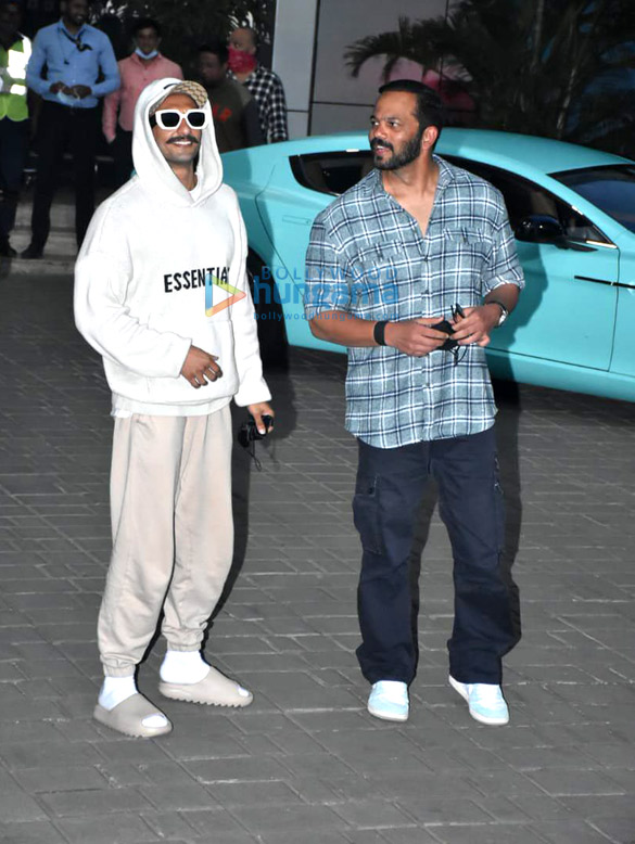 Photos: Ranveer Singh and Rohit Shetty snapped at Kalina airport