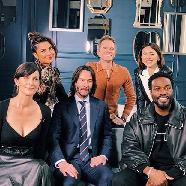 Priyanka Chopra joins Keanu Reeves, Carrie-Anne Moss, Neil Patrick Harris for The Matrix Resurrections promotions