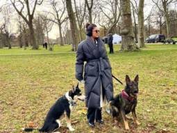Priyanka Chopra spends time with her pets on the sets of Citadel