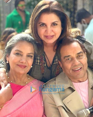 On the Sets of the movie Rocky Aur Rani Ki Prem Kahani