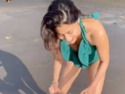 Shriya Saran kisses husband in goregous vacation photos, shares cute picture of daughter on the beach