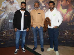 Spotted: S S Rajamouli, Jr. NTR and Ram Charan promoting RRR
