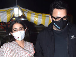 Spotted: Sara Ali Khan and Dinesh Vijan at Versova Jetty, Mumbai