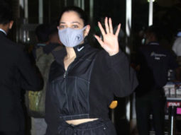 Spotted: Sonia Turcotte, Tamannah Bhatia, Divyanka Tripathi and Vivek Dahiya at Mumbai Airport