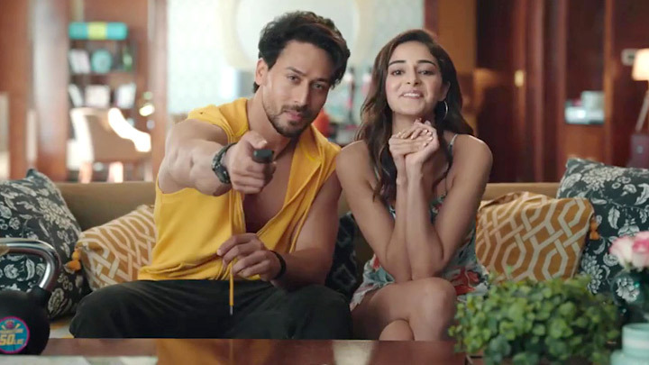 Tiger Shroff and Ananya Panday in TVC of Lionsgate play Tiger Shroff and Ananya Panday in TVC of Lionsgate play