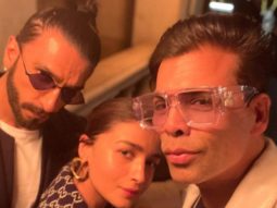 Karan Johar, Ranveer Singh, and Alia Bhatt get all decked up for a night out in Delhi amid the shoot of Rocky Aur Rani Ki Prem Kahani