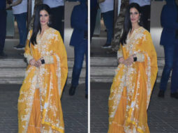 Katrina Kaif-Vicky Kaushal: Bride-to-be Katrina wore golden juttis worth Rs. 4000 with the word BRIDE embroidered on it