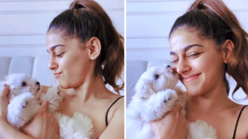 Alaya F introduces her new family member, a fluffy pup in a new video