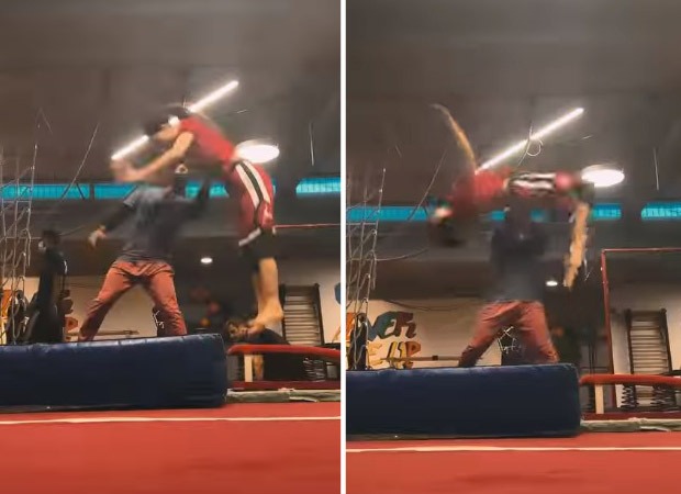 Disha Patani pulls off clean cartwheel and backflips; impresses Tiger Shroff, watch video