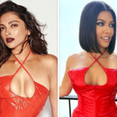 FASHION FACE-OFF Deepika Padukone or Kourtney Kardashian - Who wore cross neck bold red latest dress better