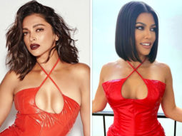 FASHION FACE-OFF: Deepika Padukone or Kourtney Kardashian – Who wore cross neck bold red latest dress better? 