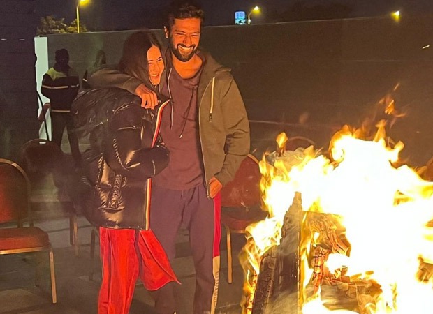 Katrina Kaif and Vicky Kaushal get cosy as they celebrate their first Lohri as married couple