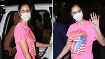 Katrina back in Mumbai after the shoot of slice beverage commercial in Maldives