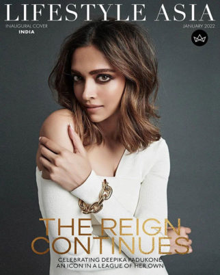 Deepika Padukone on the cover of Lifestyle Asia, Jan 2022