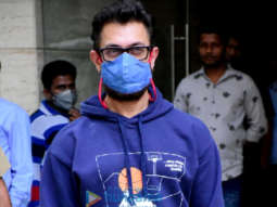 Photos: Aamir Khan snapped at a dubbing studio in Bandra