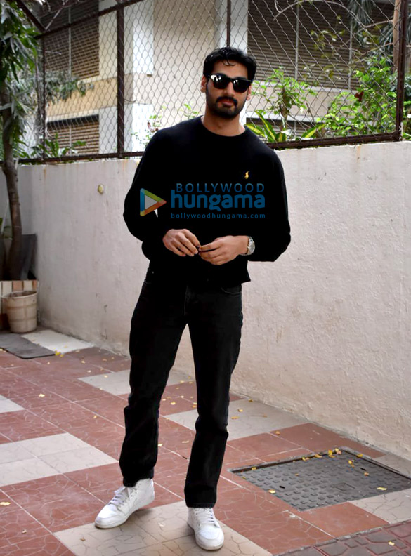 photos ahan shetty spotted at the matrix office in bandra 1