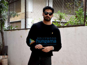 Photos: Ahan Shetty spotted at the Matrix office in Bandra