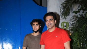 Photos: Arbaaz Khan and Arhaan Khan snapped at Olive