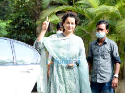 Photos: Kangana Ranaut spotted in Bandra