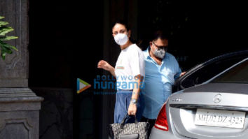 Photos: Kareena Kapoor Khan and Karisma Kapoor spotted at father Randhir Kapoor’s residence in Bandra