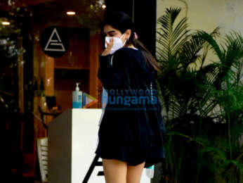 Photos: Khushi Kapoor spotted at the gym in Bandra