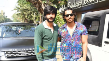 Photos: Meezaan Jafri and Harshvardhan Rane snapped in Juhu