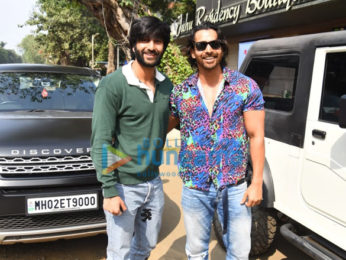 Photos: Meezaan Jafri and Harshvardhan Rane snapped in Juhu
