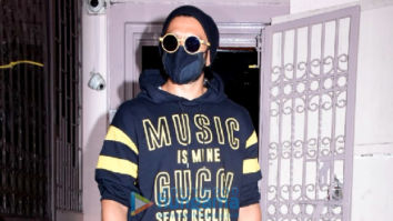 Photos: Ranveer Singh spotted at a dubbing studio in Bandra
