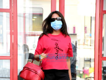 Photos: Richa Chadda snapped at a salon in Bandra