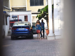 Photos: Shamita Shetty snapped at Shilpa Shetty’s house in Juhu