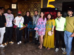 Photos: Sonakshi Sinha, Huma Qureshi and others snapped at the premiere of the Marathi film Zombivli